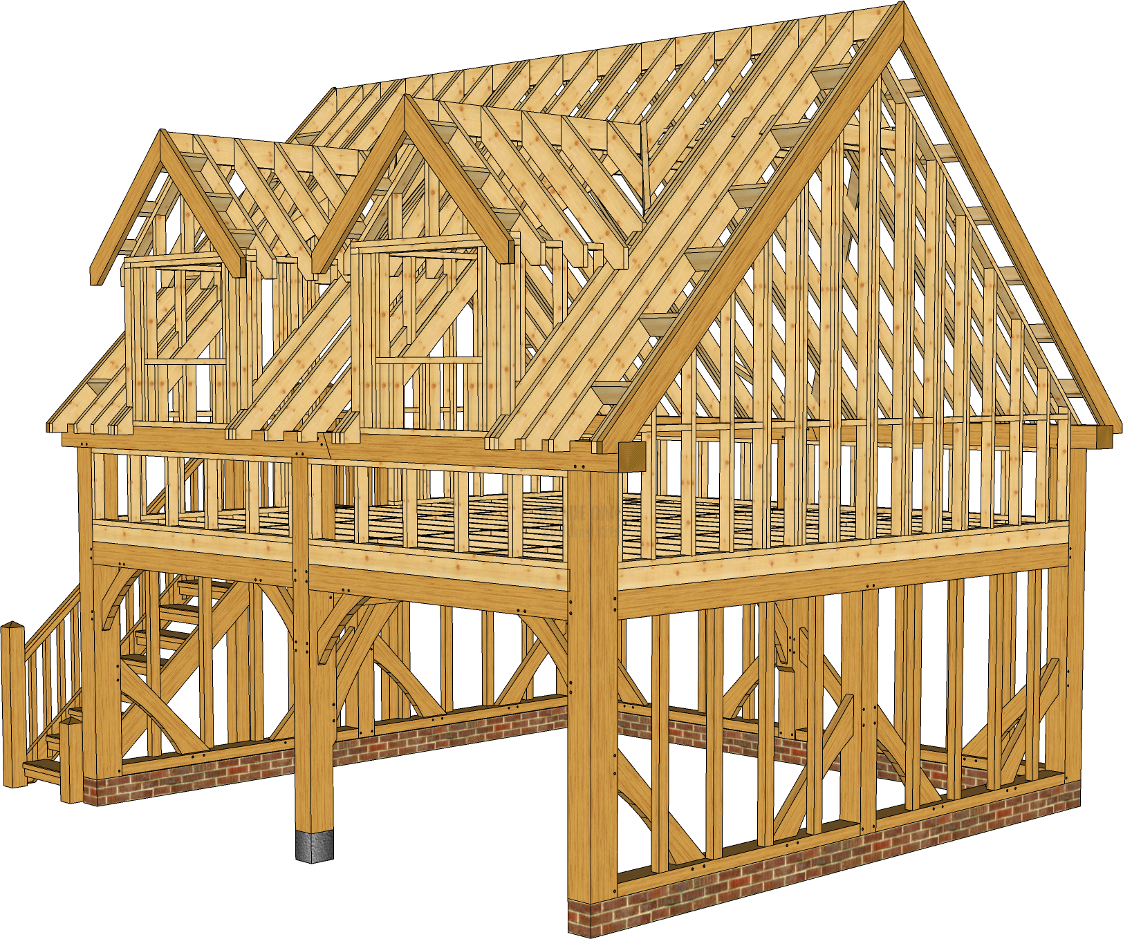 Gable End & Lofted Room Above