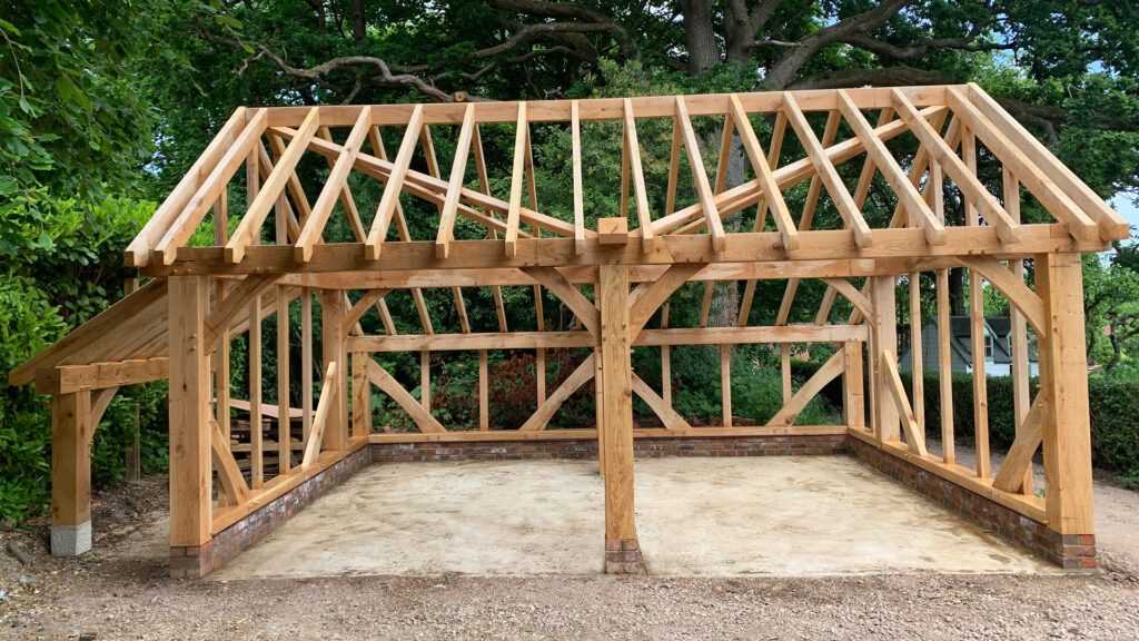 build a timber frame carport