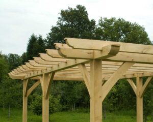 How to build a wooden pergola
