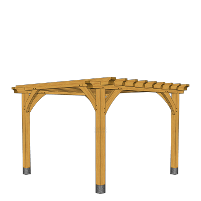 oak pergola kits cad design